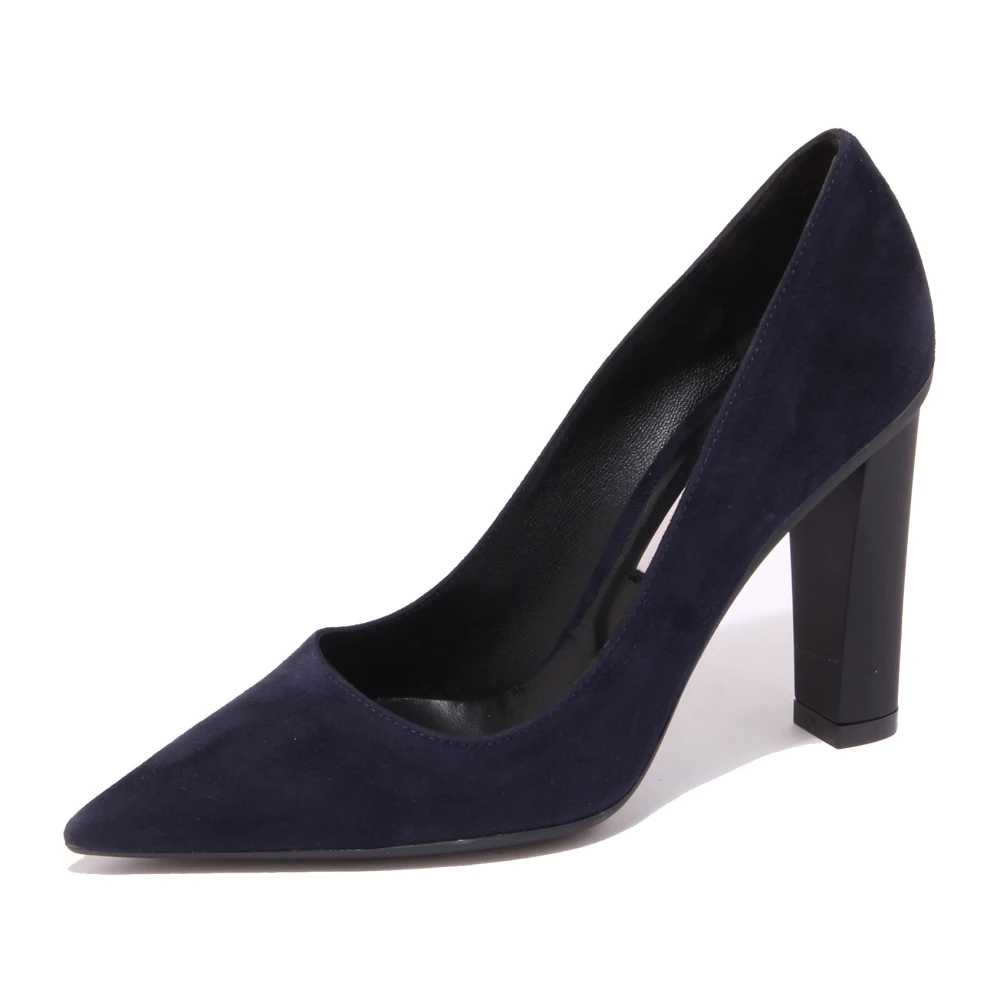 Roberto Festa Blue Pumps, Female, 2 Uk, Suede Shoe Made In Italy