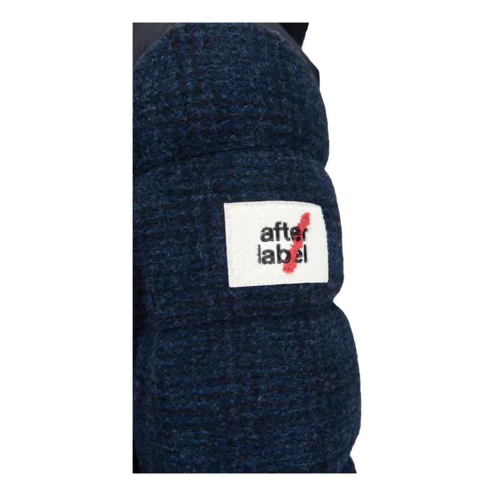 Afterlabel Heren gewatteerde jas met capuchon Blue Heren