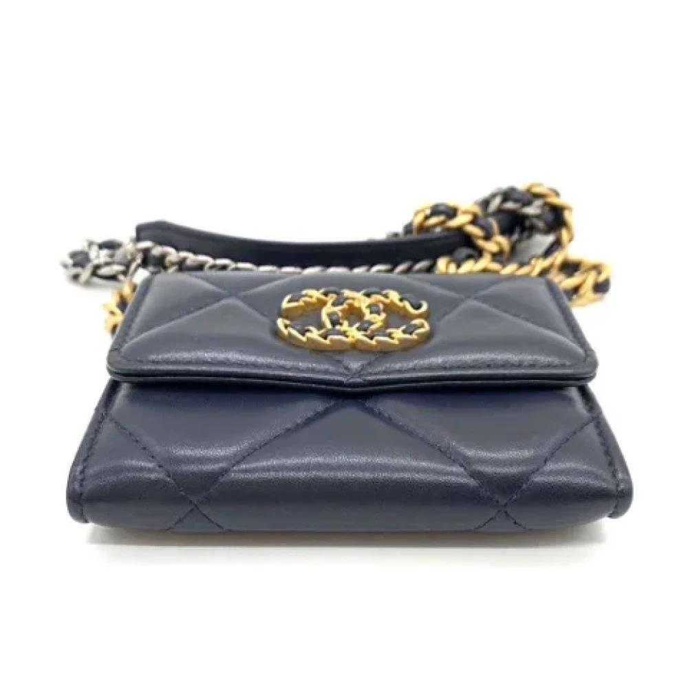 Chanel Vintage Pre-owned Fabric chanel-bags Blue Dames