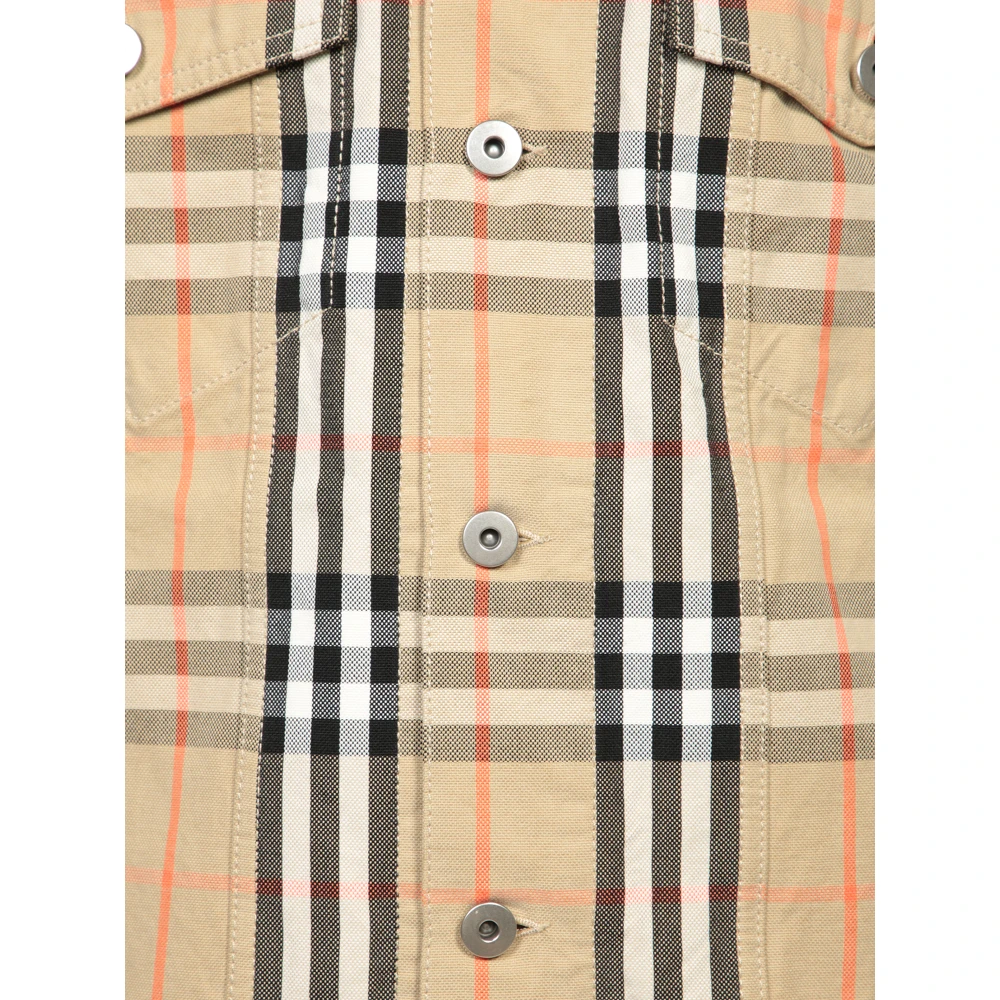 Burberry Beige Jas voor Mannen Aw24 Beige Heren