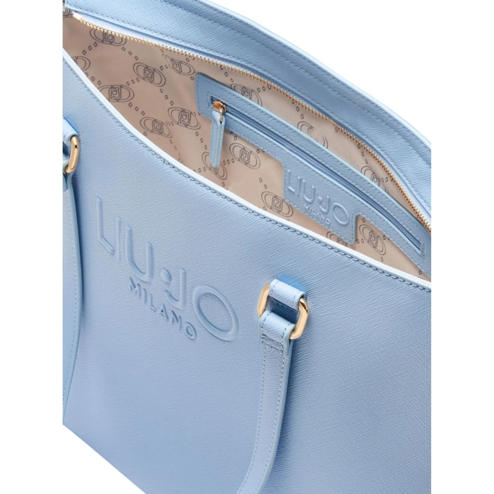 Liu Jo Stijlvolle Shopper met Ritssluiting Blue Dames