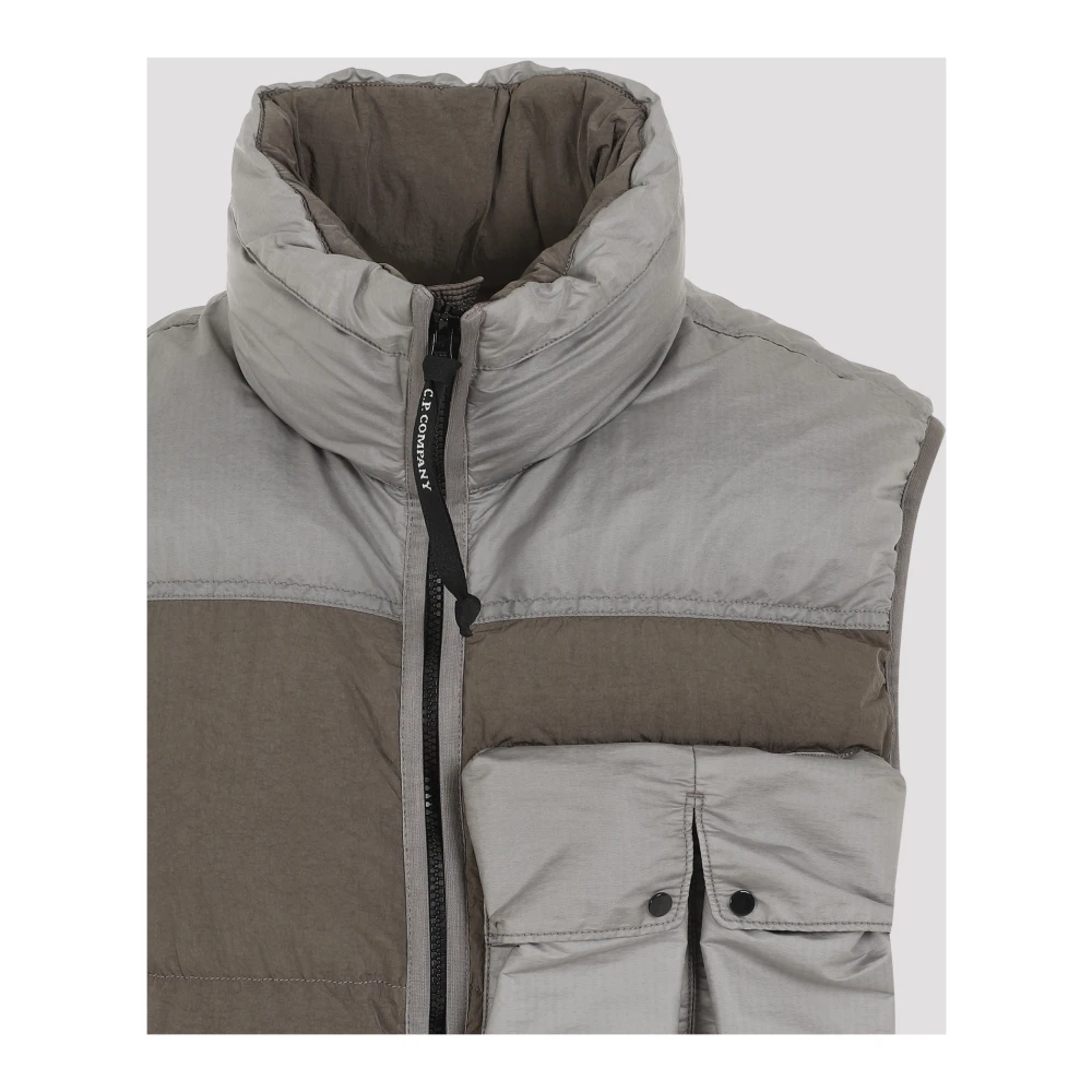 C.P. Company Grijze Vest Stijlvol Aw24 Brown Heren