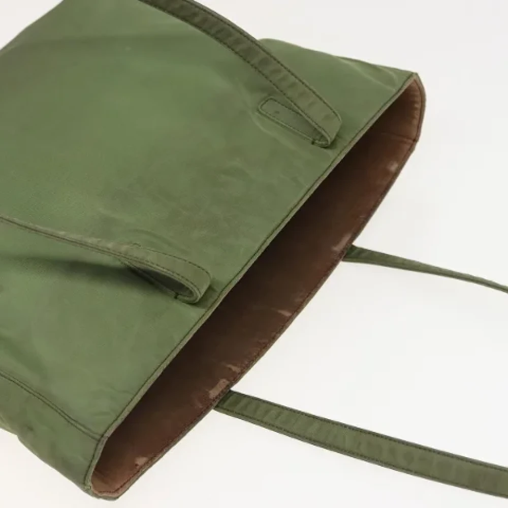 Prada Vintage Pre-owned Nylon totes Brown Dames