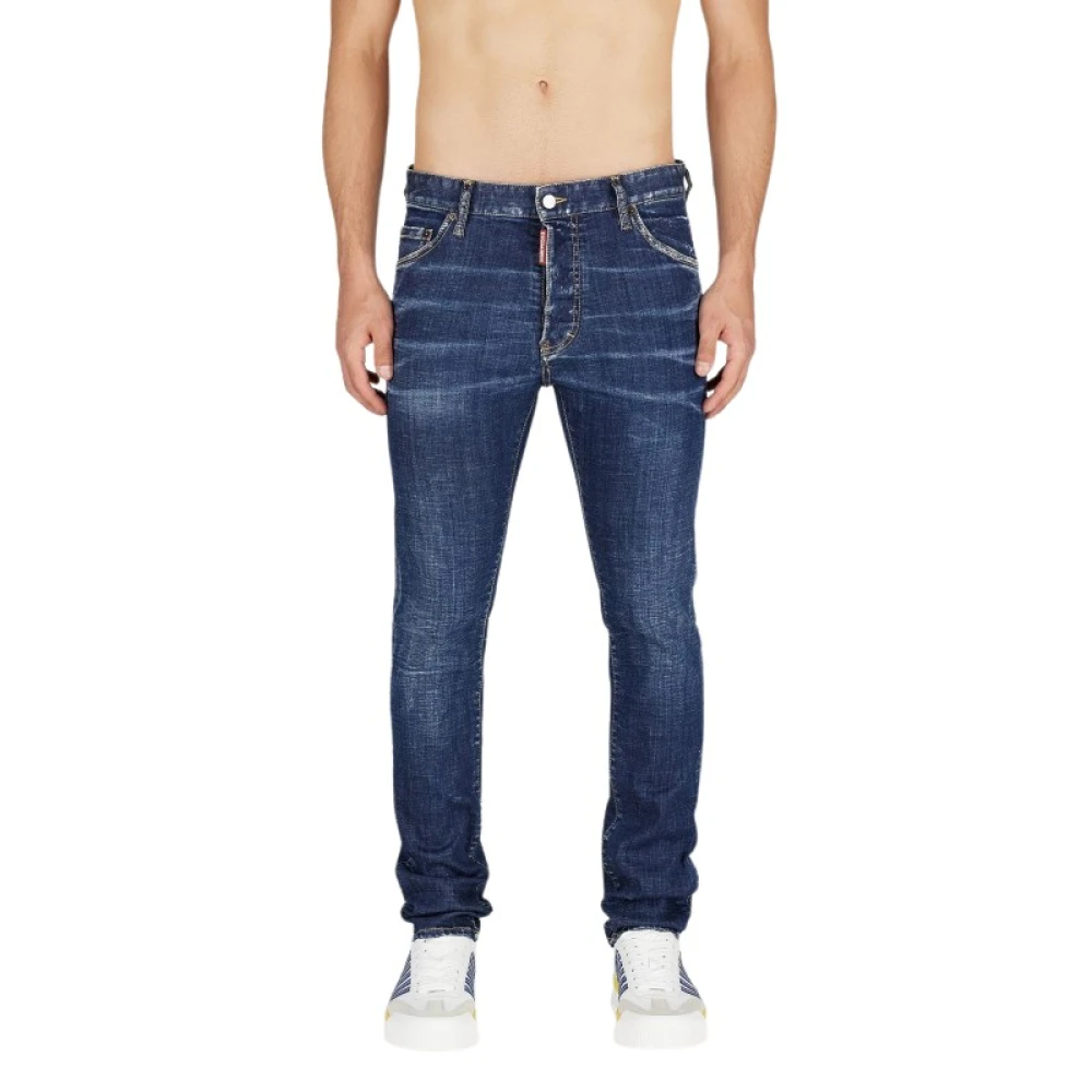 Dsquared2 Klassieke Denim Jeans voor dagelijks gebruik Blue Heren