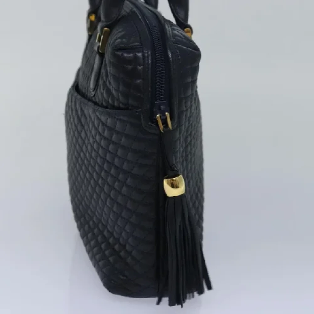 Bally Pre-owned Leather handbags Blue Dames
