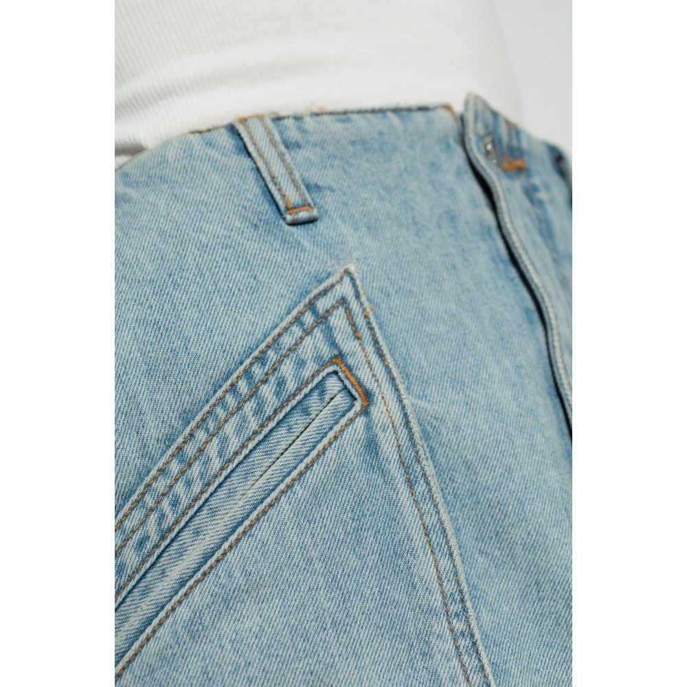 Amiri Denim rok Blue Dames