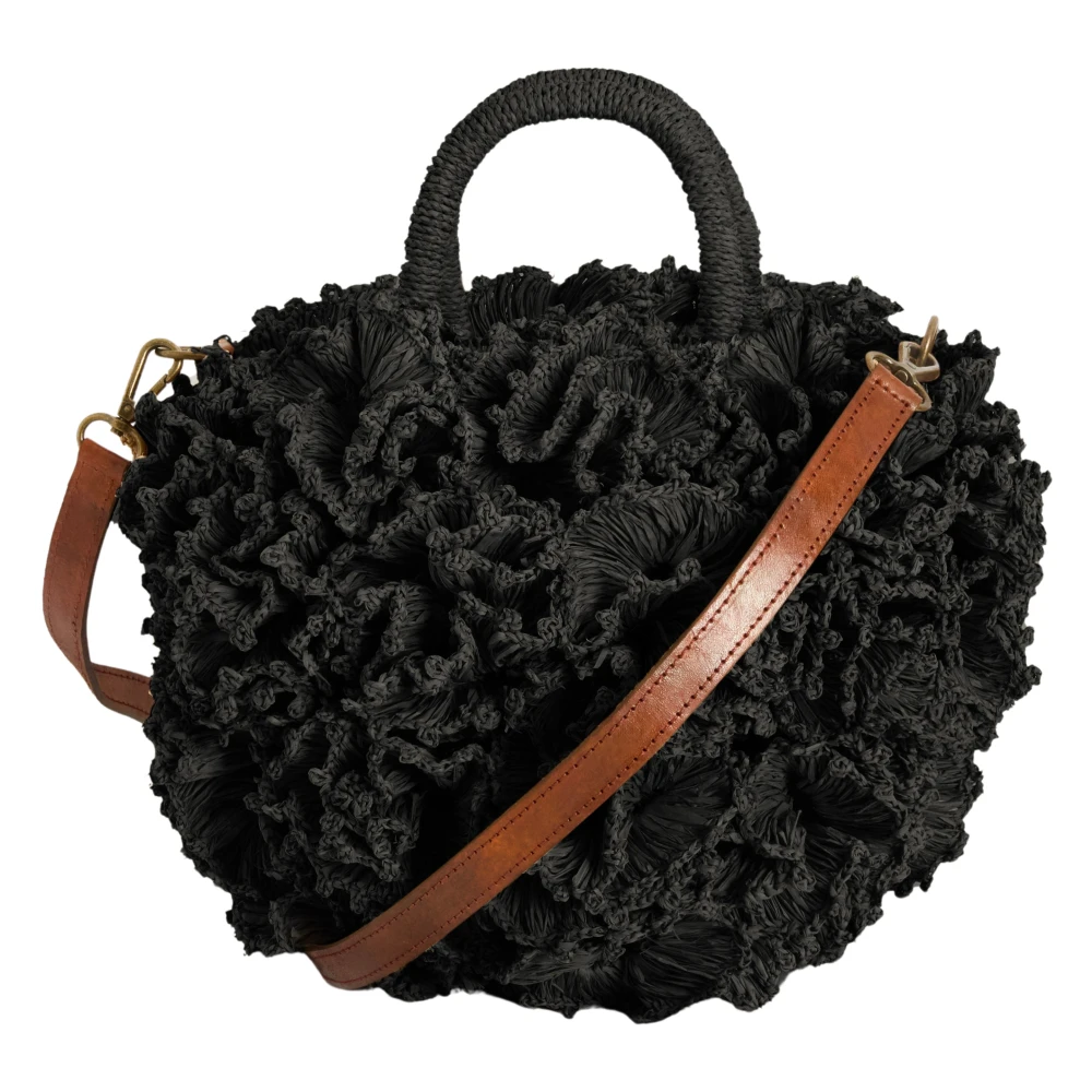 Ibeliv Black Handbags, Female, One Size, Coral