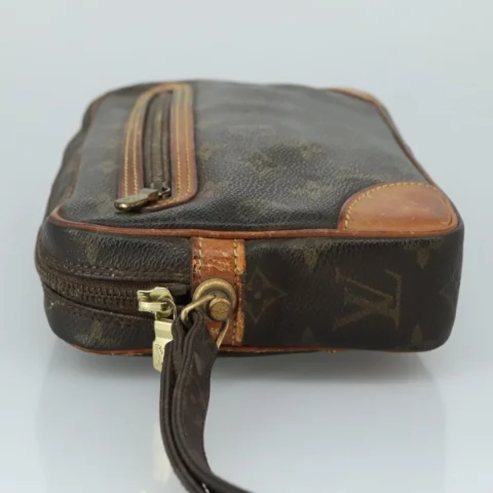 Louis Vuitton Vintage Pre-owned Canvas clutches Brown Dames