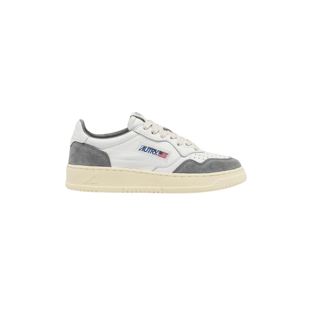 Autry Men's White Sneakers, 10 Uk, Medalist Low Trainers