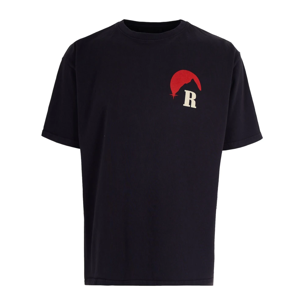 Rhude Men's Black T-Shirts, L, Moonlight Regatta T-Shirt