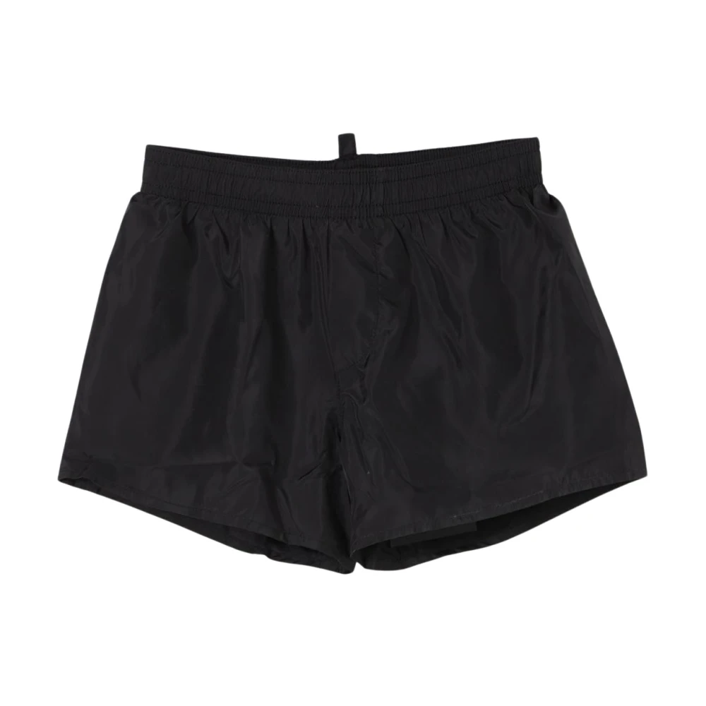Dsquared2 Men's Black Quick Dry Swim Trunks