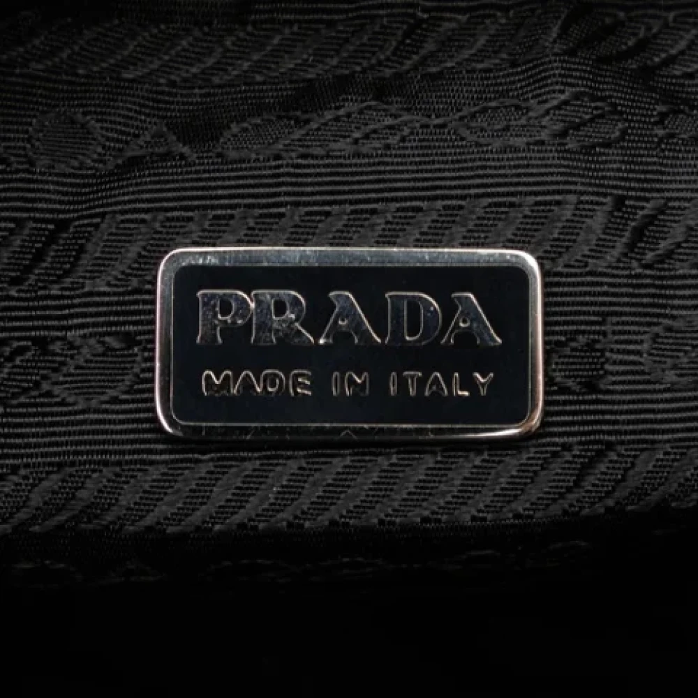 Prada Vintage Pre-owned Fabric clutches Red Dames