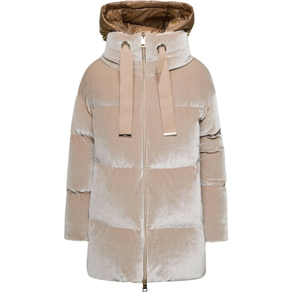 Herno 3 4 Mouwlengte Jas Beige Dames