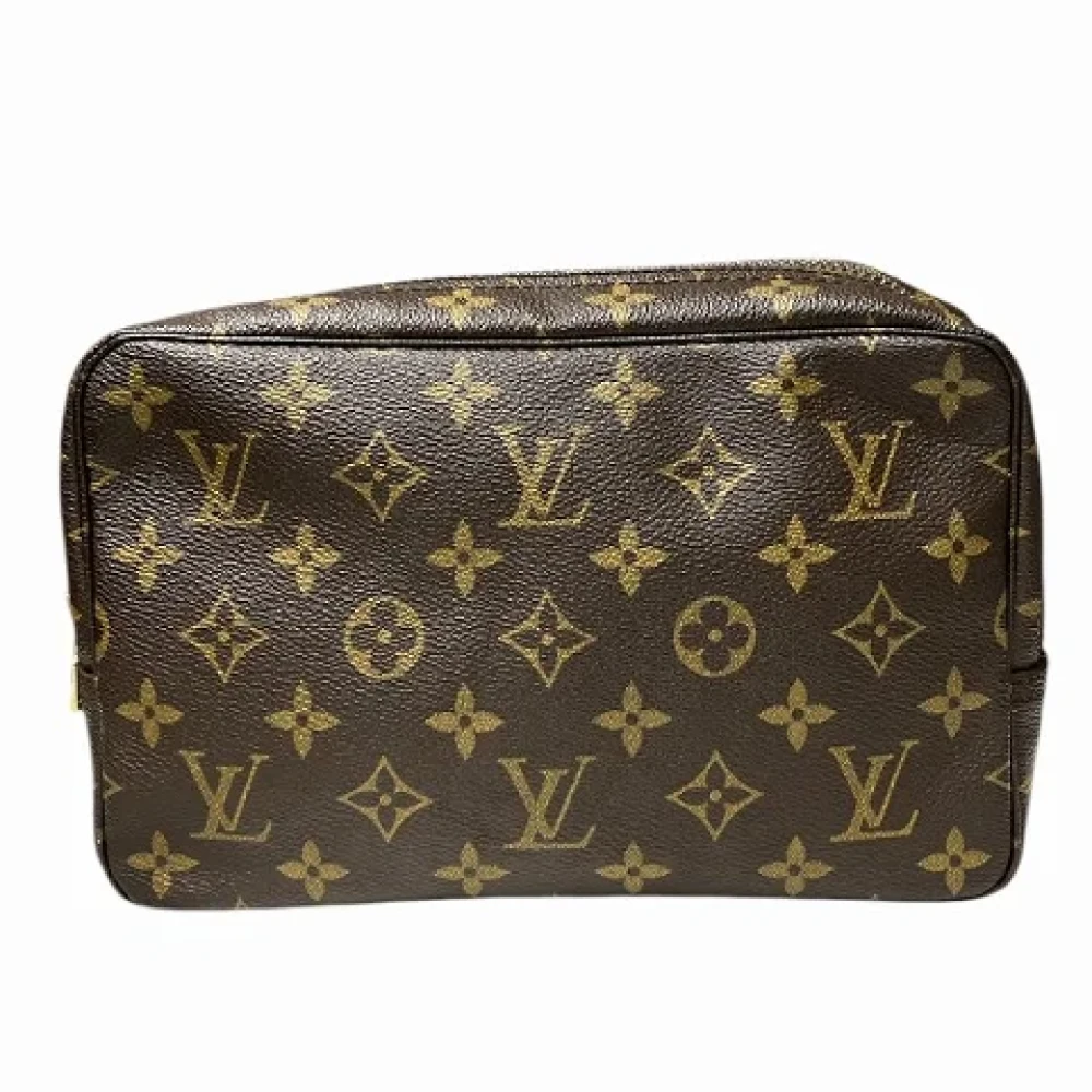 Louis Vuitton Vintage Pre-owned Canvas clutches Brown Dames