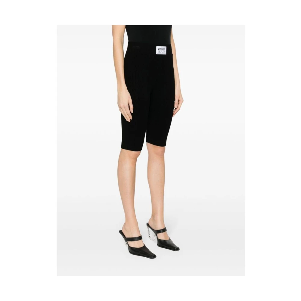 Moschino Long Shorts Black Dames