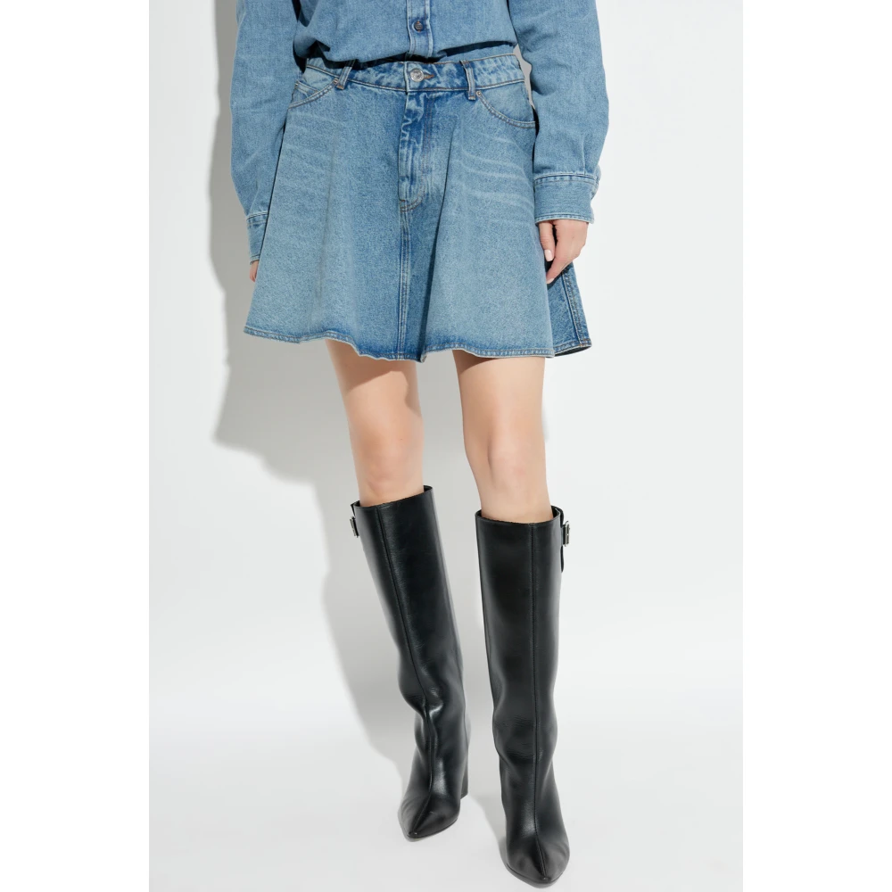 Ami Paris Denim rok Blue Dames
