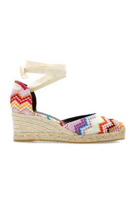 Zig-zag Wedge Espadrilles