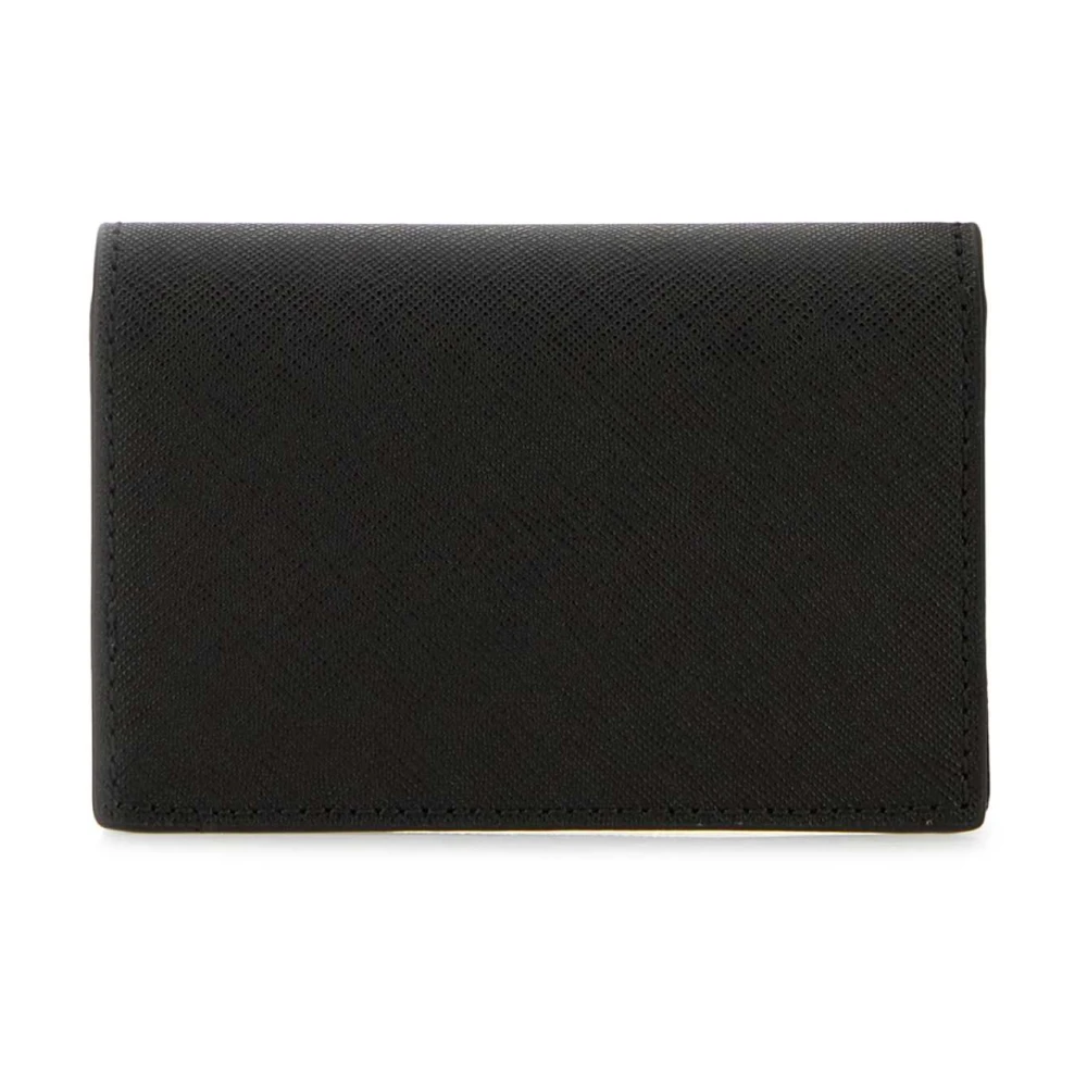 Bally Stijlvolle Zwarte Leren Portemonnee Black Heren