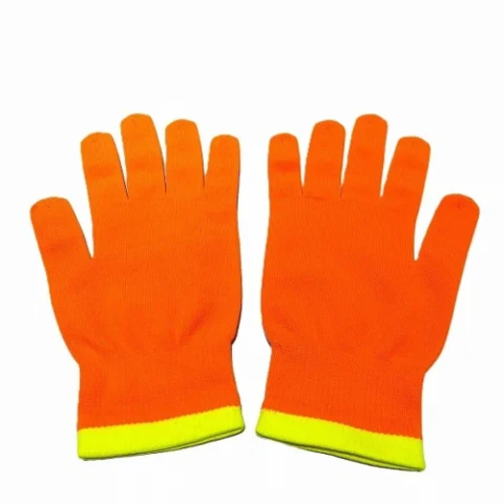 Louis Vuitton Vintage Pre-owned Nylon gloves Orange Heren