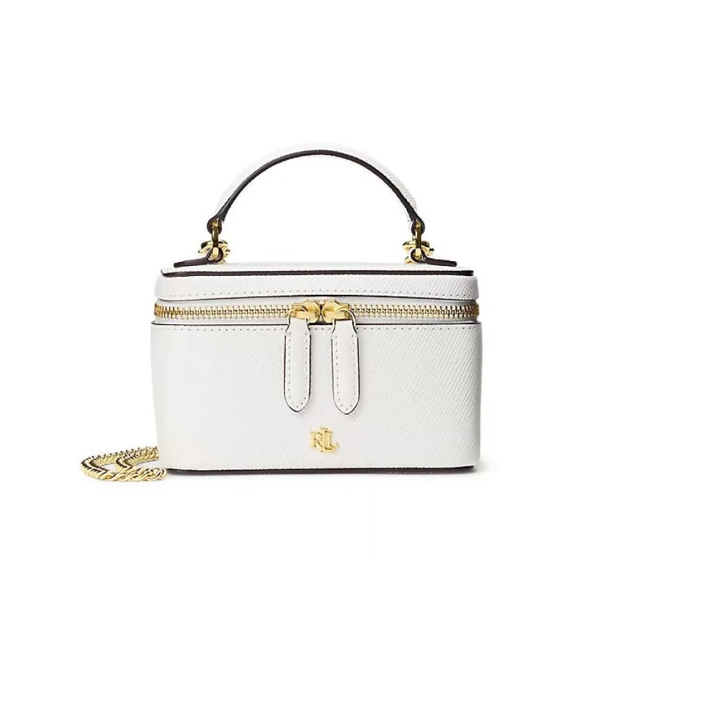 Ralph Lauren Vit Hallee Liten Crossbody Väska