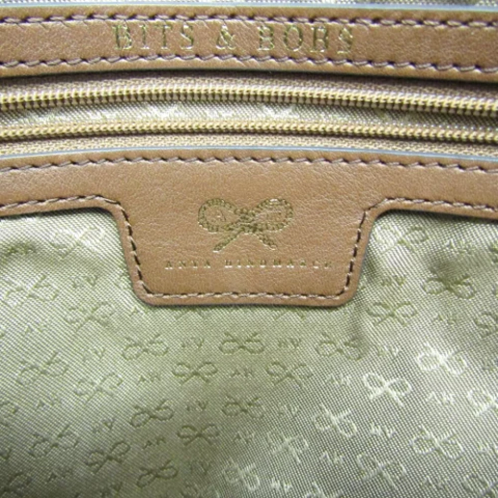 Anya Hindmarch Pre-owned Leather shoulder-bags Brown Dames