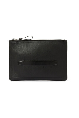 grained-black-leather-bum-bag