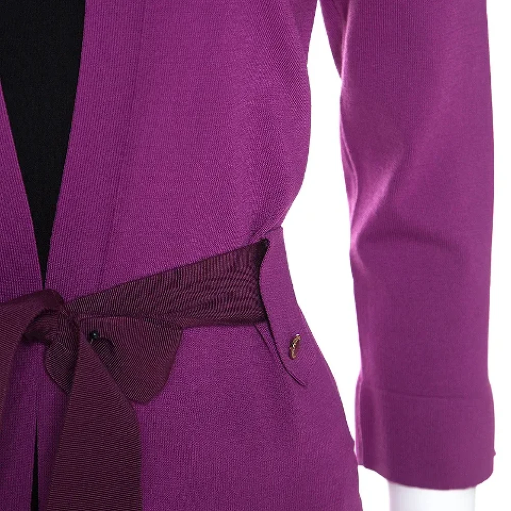 Carolina Herrera Pre-owned Knit tops Purple Dames
