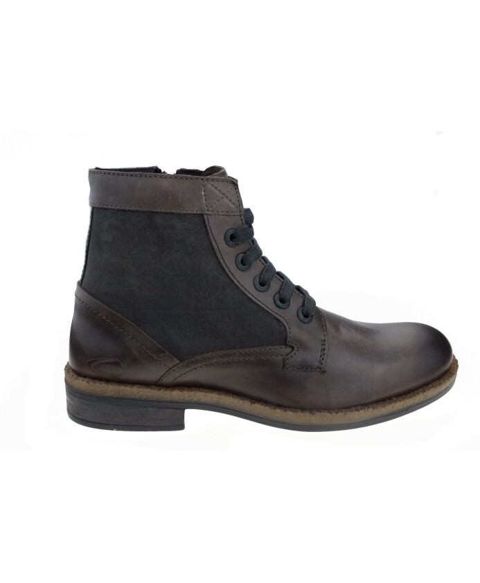 vintage-leren-enkellaars