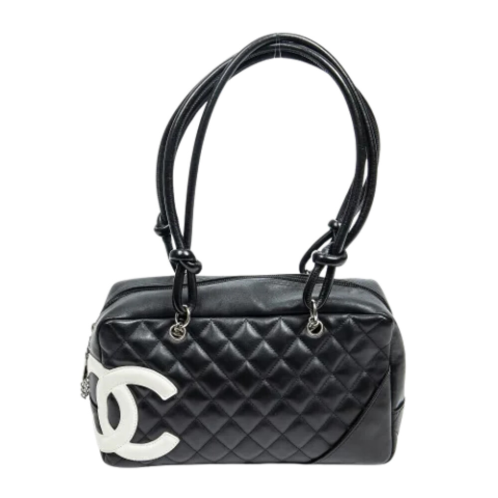 Bolso chanel discount blanco y negro