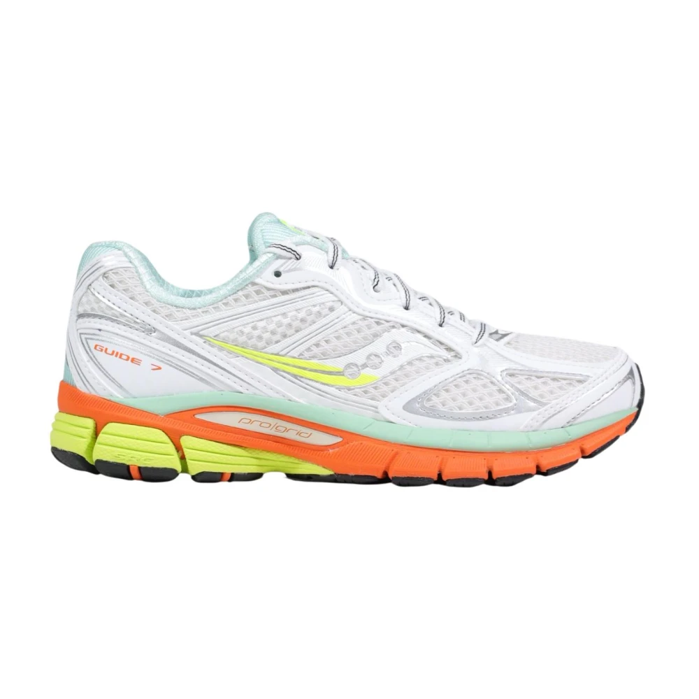 Saucony Women's White Sneakers, 3 Uk, Progrid Guide 7