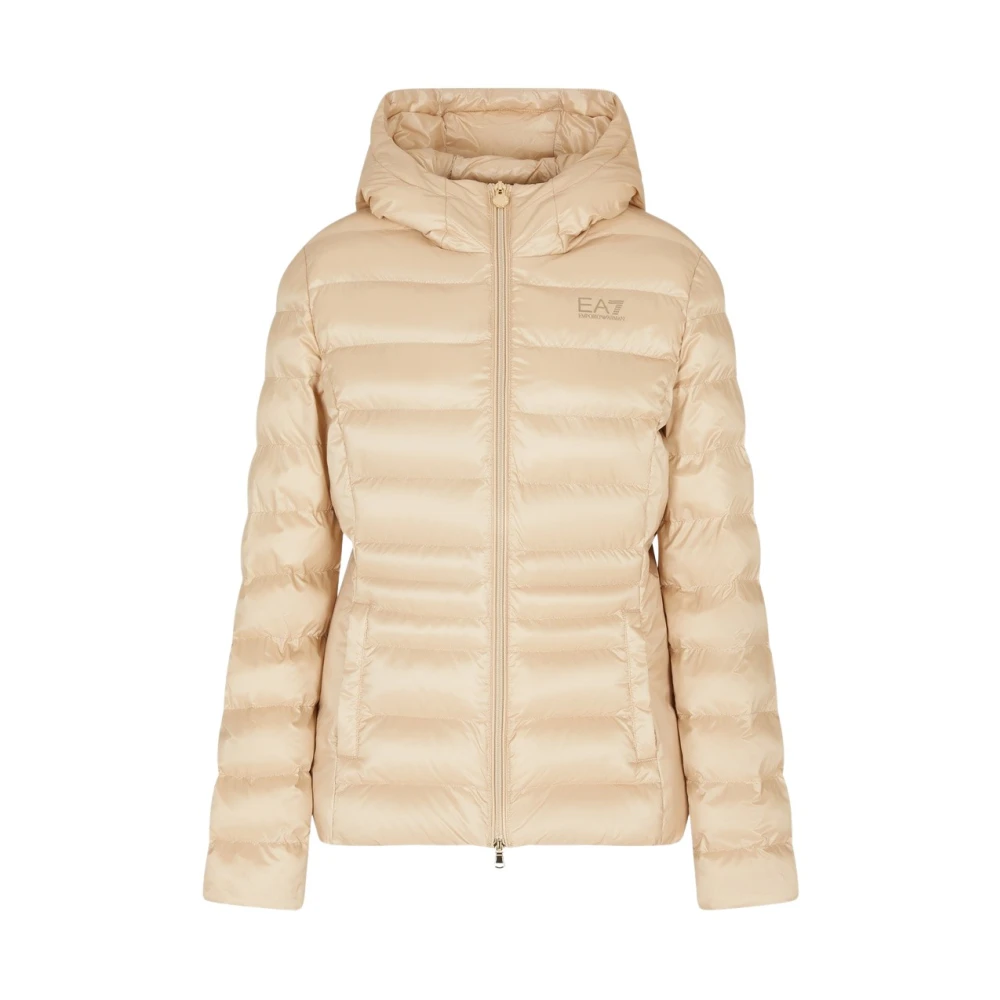 Emporio Armani Ea7 Damen Beige Jacken, Xsgröße: