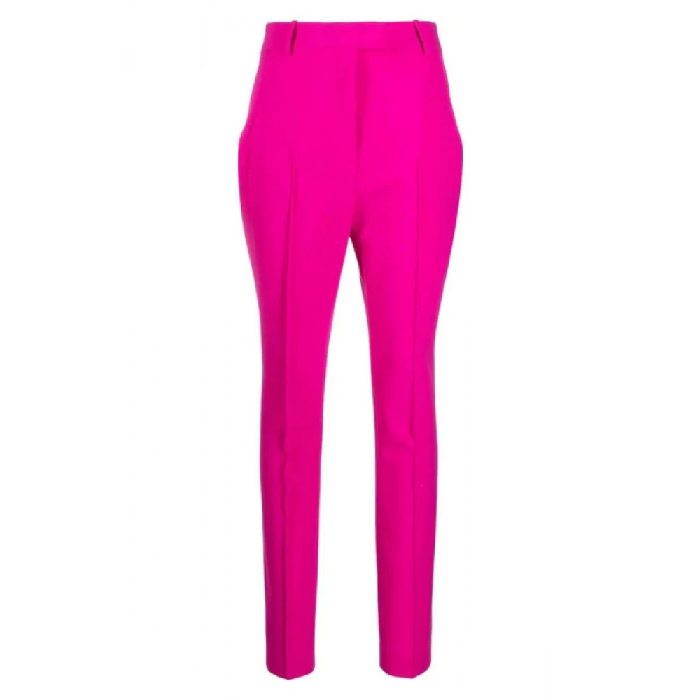 The Attico Slim-fit Trousers Roze Dames