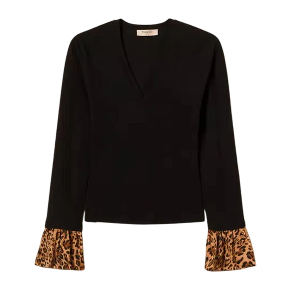 Twinset Donna Nero Maglie, M, New,
