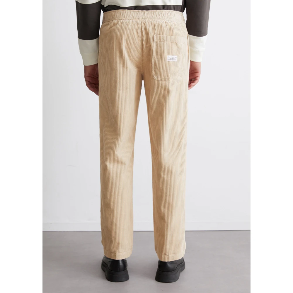 Marc O'Polo Ribfluwelen joggingbroek Black Heren