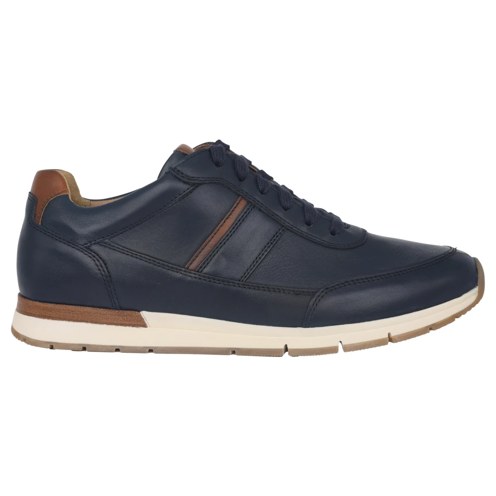 Gabor Gecertificeerde leren sneaker Heren Schoenen Blauw
