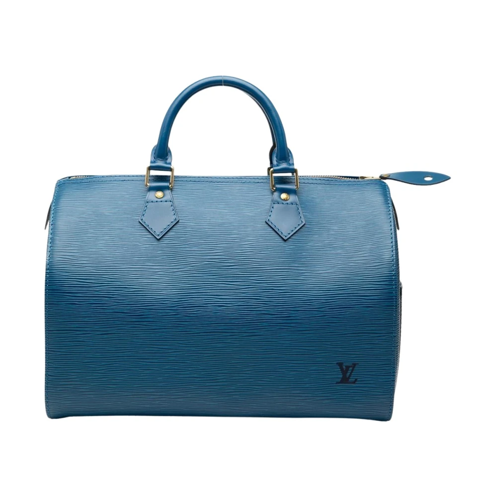 Louis Vuitton Vintage Women's Blue Pre-Owned Speedy Handbag