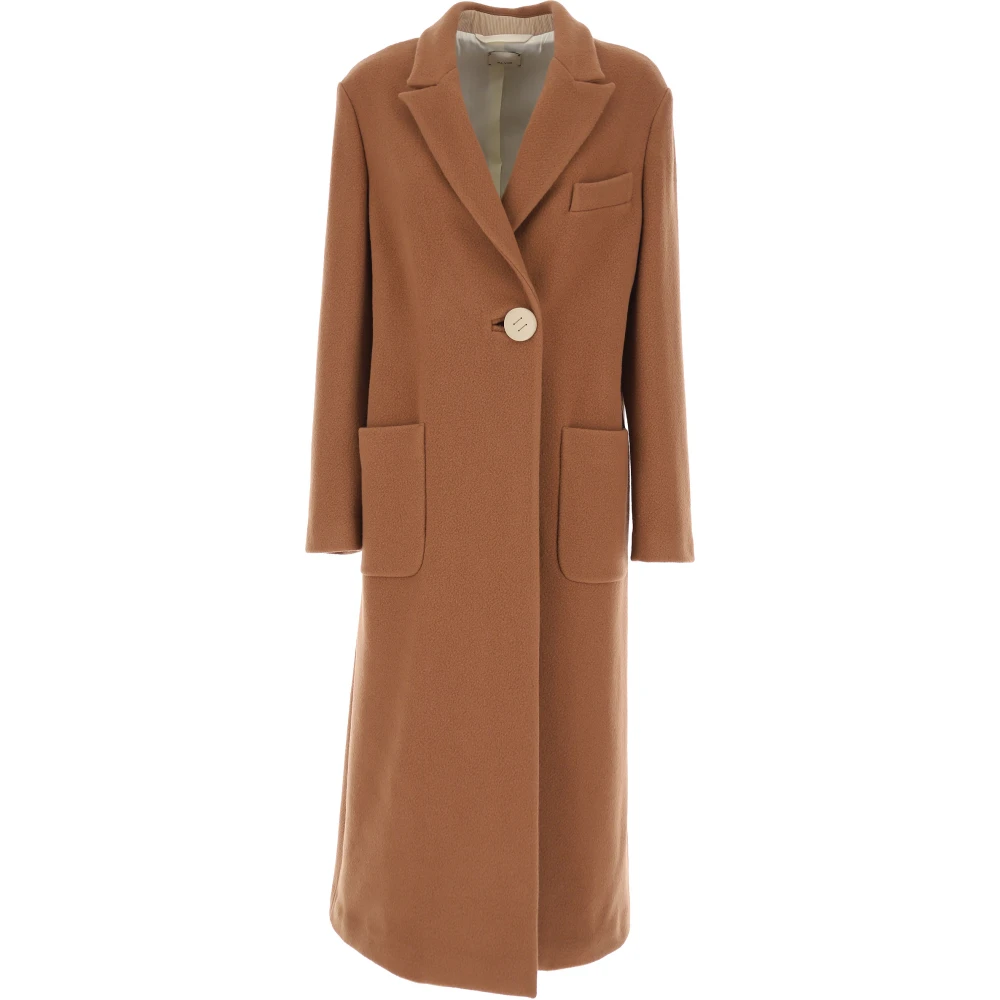 Coats > Single-Breasted Coats - - Alysi - Modalova