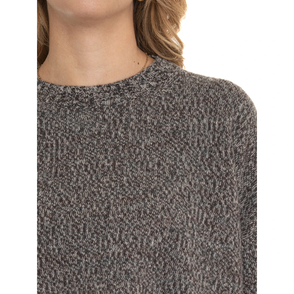 Max Mara Weekend Boxy Wollen Trui Gray Dames