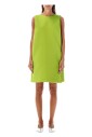 robe-mini-duchesse-en-soie-verte