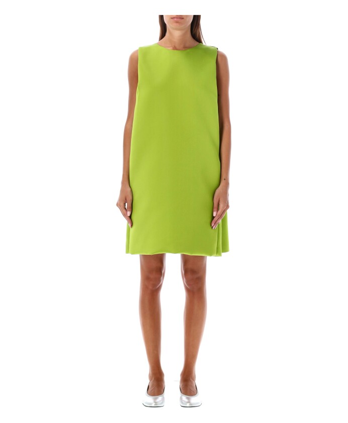 robe-mini-duchesse-en-soie-verte