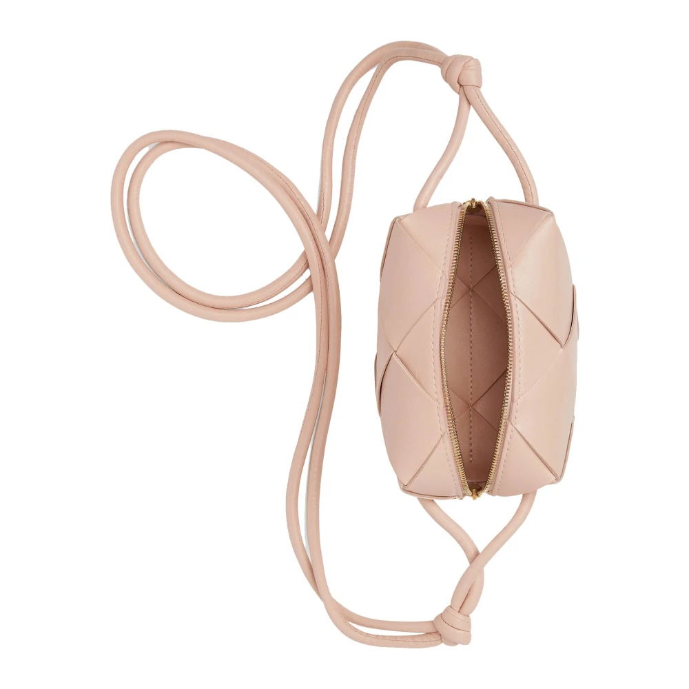 Bottega Veneta Mini Cassette Camera Tas Pink Dames
