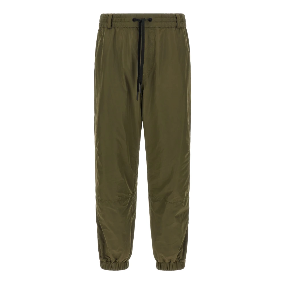 Moncler Jogging Trousers - Male - Sweatpants - Green - Xl - Trousers