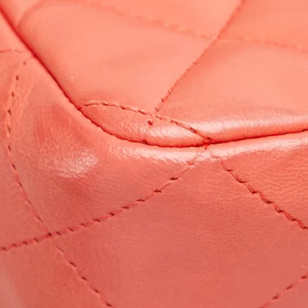 Chanel Vintage Pre-owned Leather chanel-bags Pink Dames