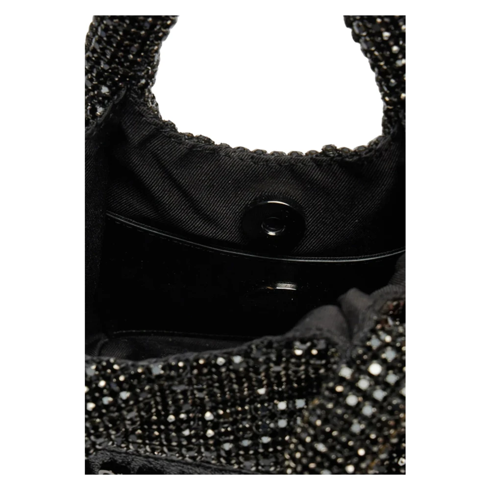 Love Moschino Zwarte Schoudertas Verstelbare Band Black Dames