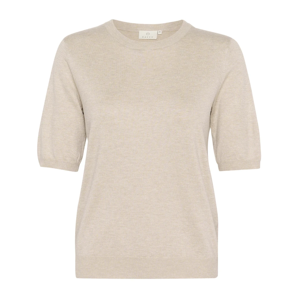 Kaffe Veergrijs Pullover Sweater Beige Dames