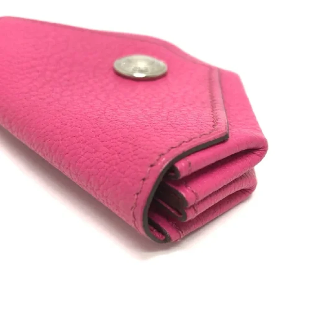 Hermès Vintage Pre-owned Leather wallets Pink Dames