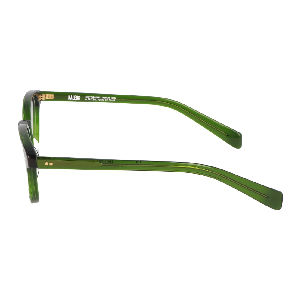 Kaleos Ronde acetaatbril Blanco model Green Unisex