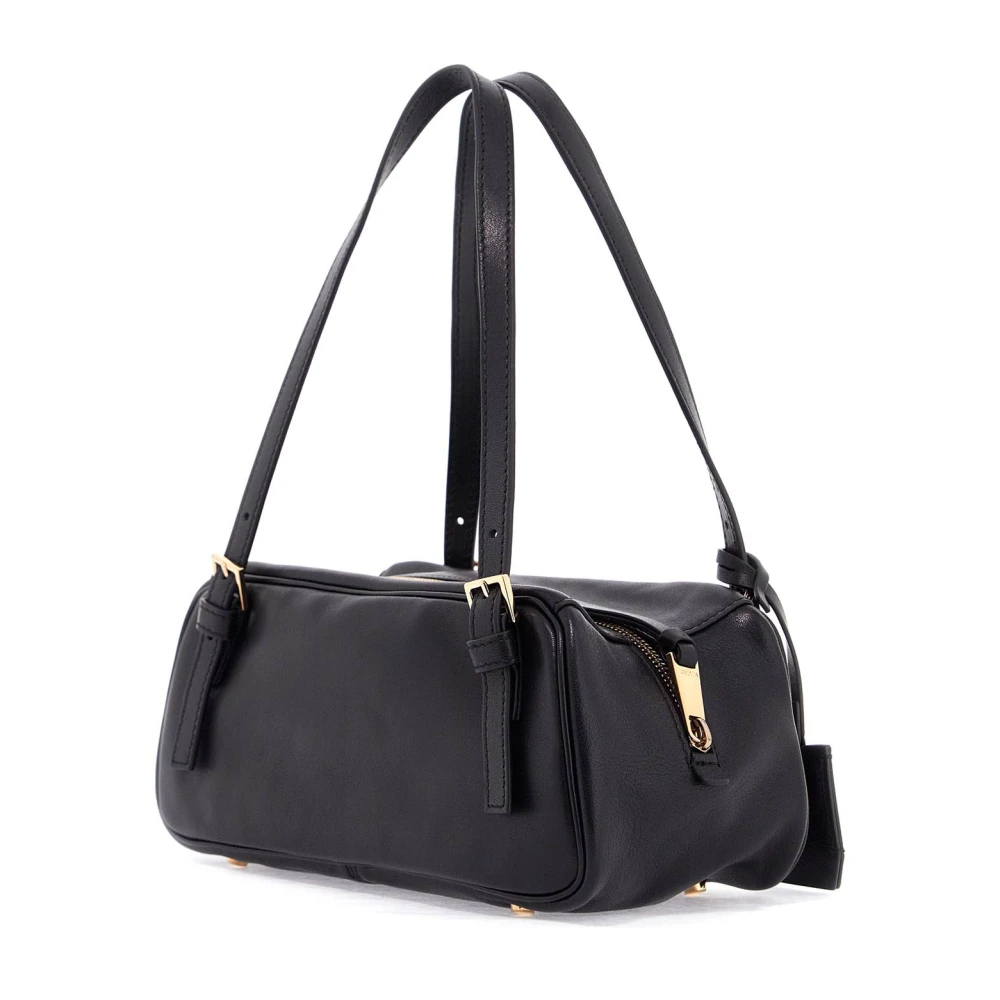 Versace Nappa Leren Bowlingtas Black Dames