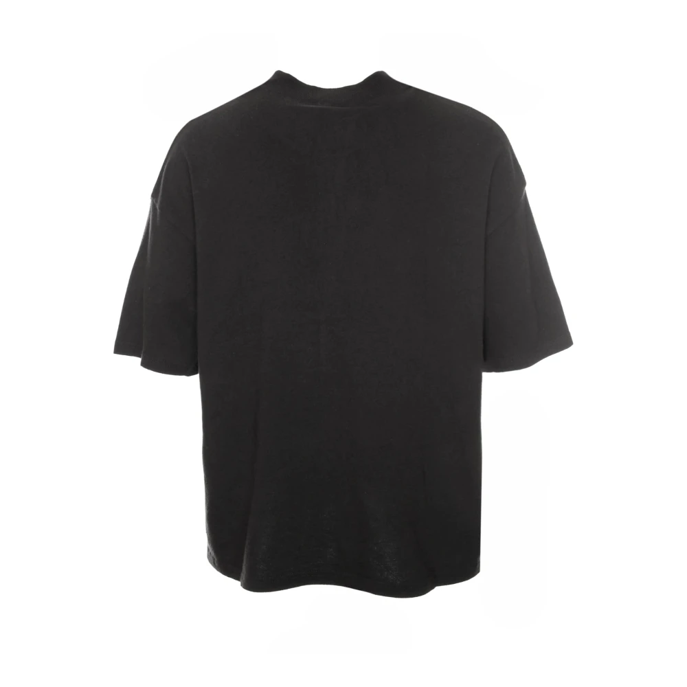American vintage Casual Oversized T-shirt Gray Heren