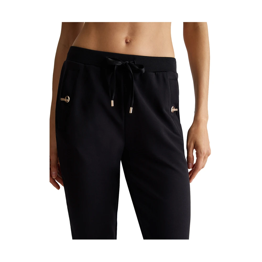 Liu Jo Zwarte elegante broek Black Dames